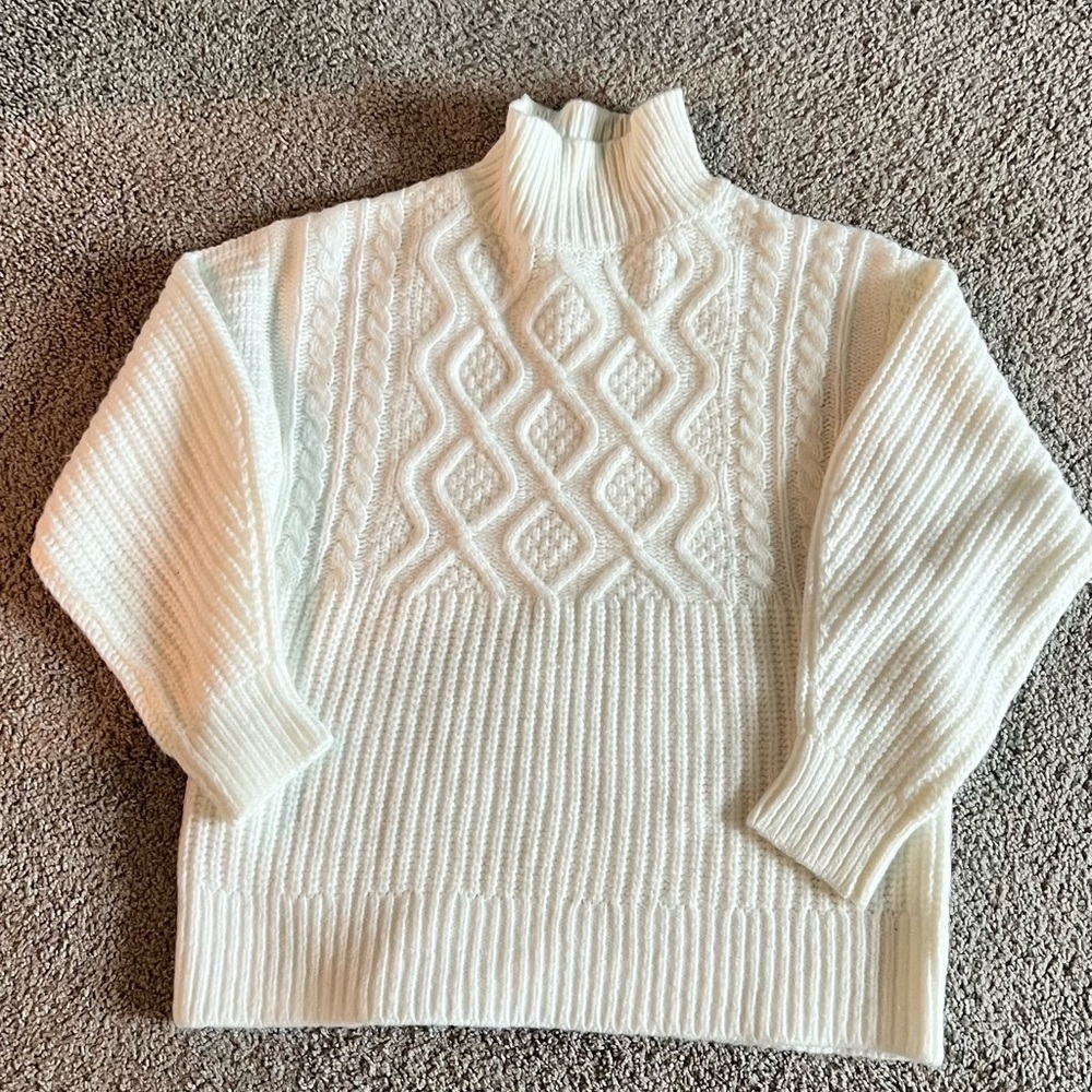 Mock neck sweater